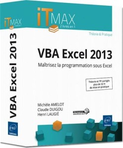 Livre: VBA Excel 2013 Théorie et exercices