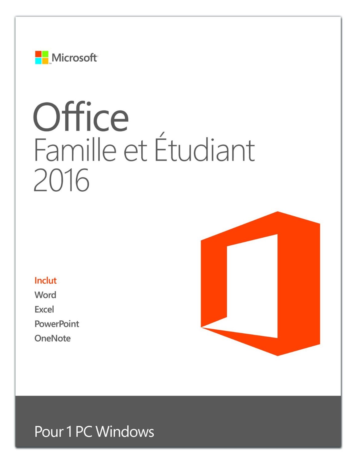 MS Office 2016: Famille et Etudiant