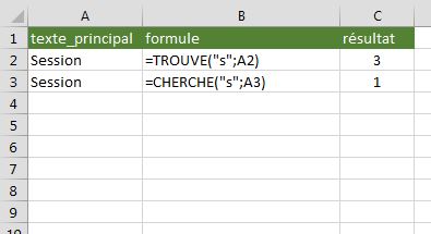 Excel Fonction Trouve Amp Fonction Cherche Tutoriel Excel