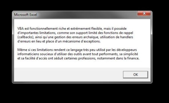 VBA: retour à la ligne
