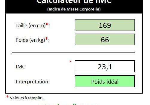Calculateur IMC