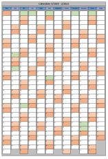 Calendrier 2020-2021 Excel, PDF - vertical jours fériés Suisse Calendrier 2020-2021 Excel, PDF - vertical jours fériés Suisse