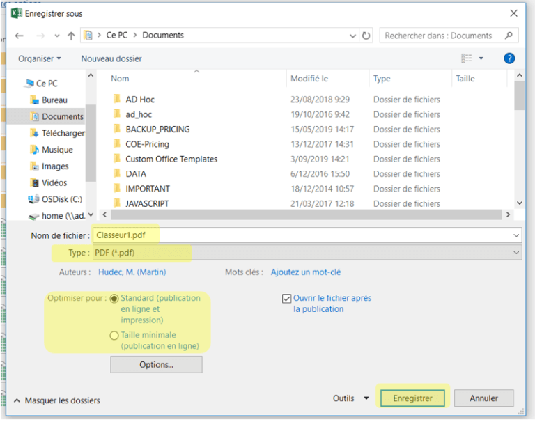 Convertir Excel en PDF - Tutoriel | Excel-Malin.com