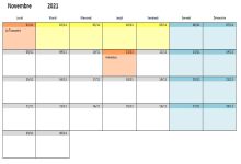 Calendrier scolaire 2021-2022 Belgique