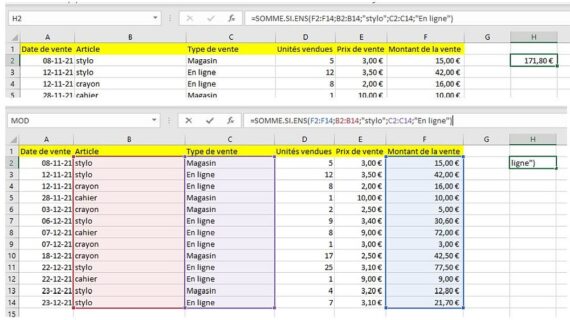 SOMME.SI.ENS Excel: Guide Complet Et Pratique