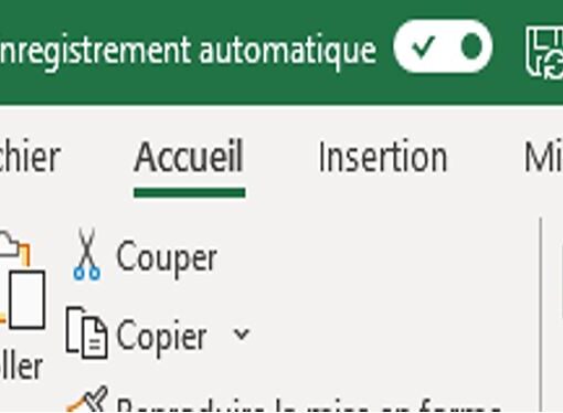 Enregistrement automatique dans Excel