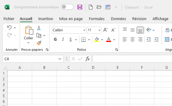 Excel: Ruban version 2022