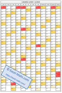 Calendrier Excel 2024 Suisse Calendrier Excel 2024 Suisse