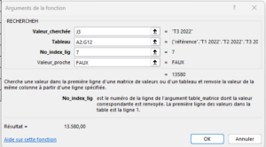 RECHERCHEH - argument "no_index_lig"