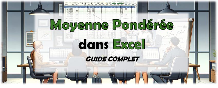 Moyenne pondérée sur Excel (tutoriel)