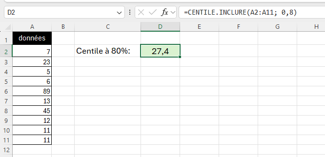 Fonction CENTILE Excel Tutoriel Facile Et D taill 2025 Fonction CENTILE Excel Tutoriel Facile Et D taill 2025